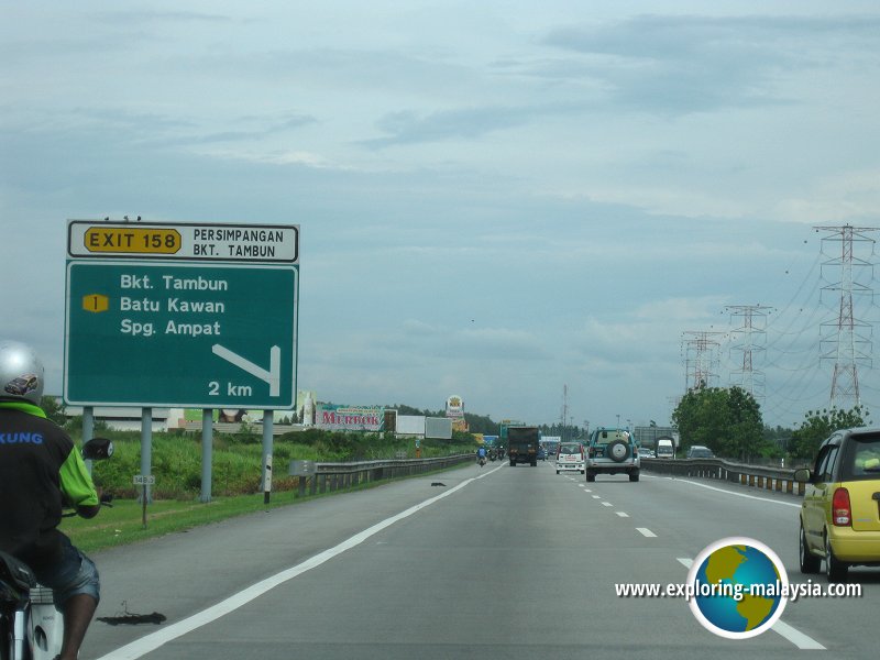 Exit 158: Bukit Tambun Interchange