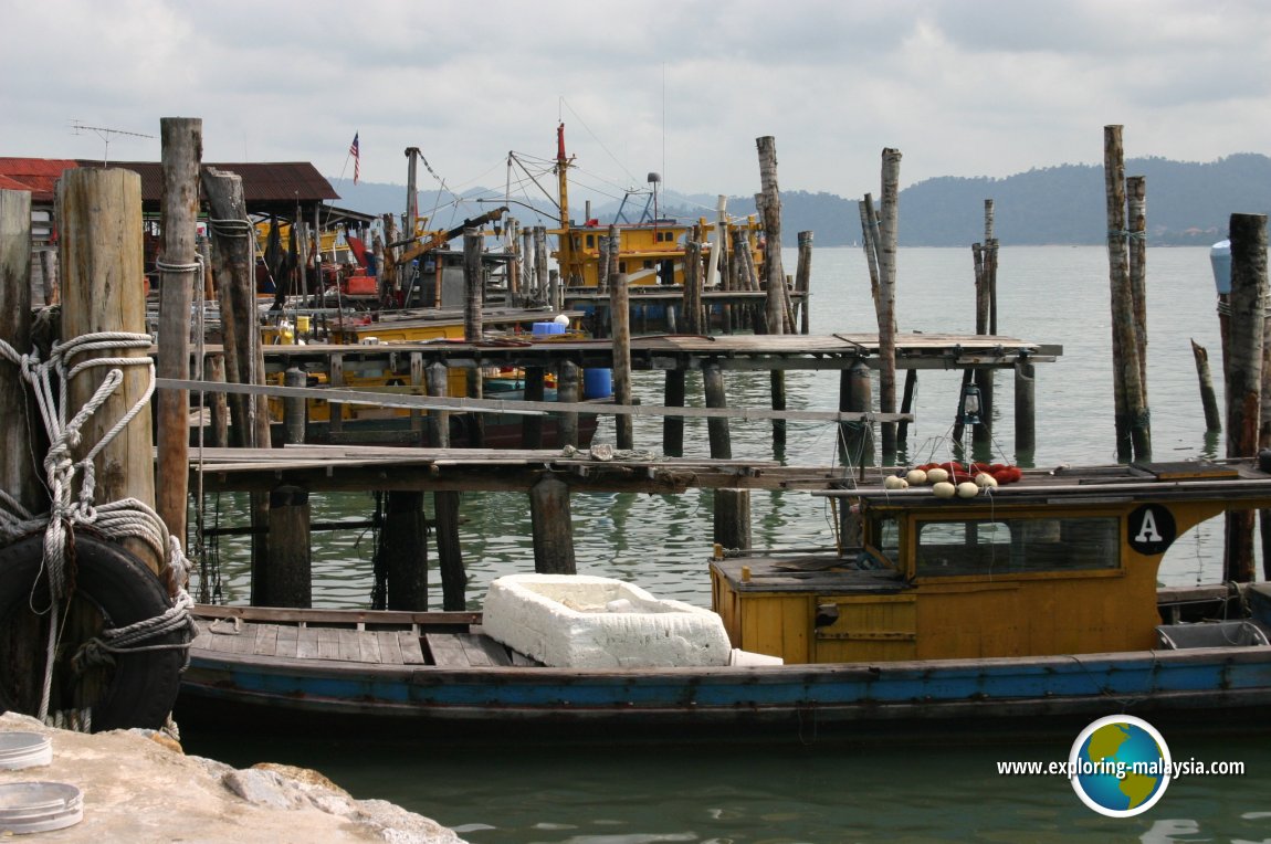 Fishermen's jetties at Pangkor