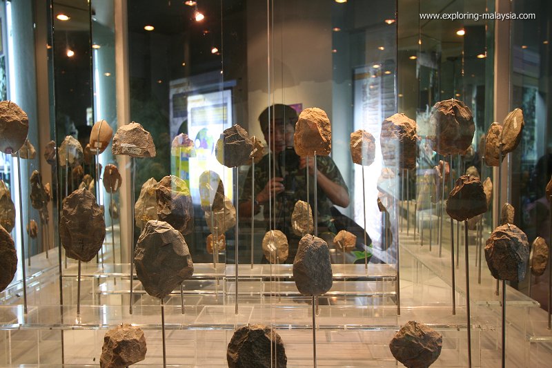 Flints at the Lenggong Archaeological Museum