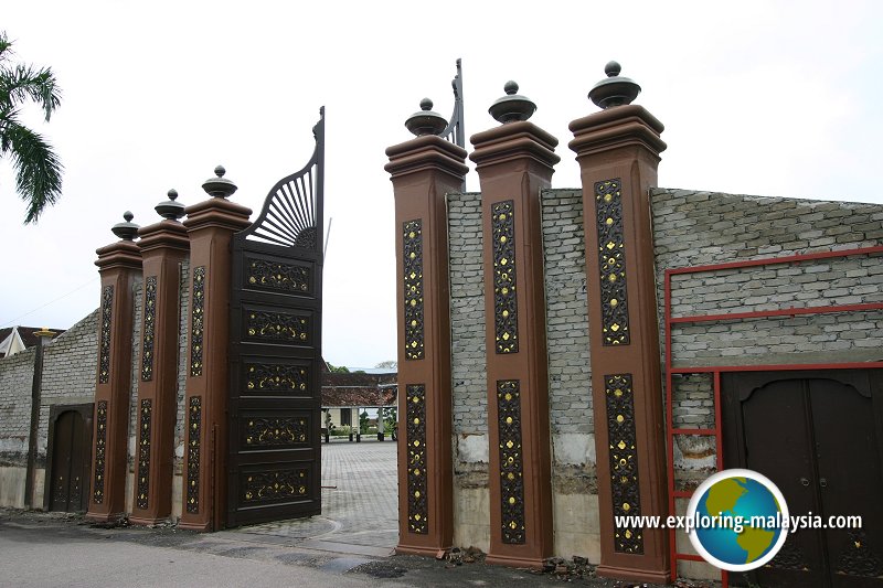 Gate of the Istana Balai Besar in Kota Bharu, Kelantan