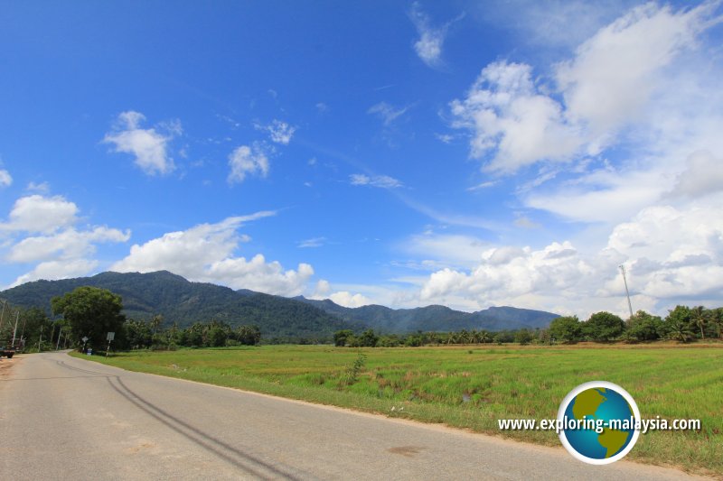 Gunung Jerai, as seen from Merbok