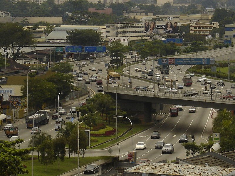 Interchange of Kuala Lumpur-Seremban Highway with Jalan Istana