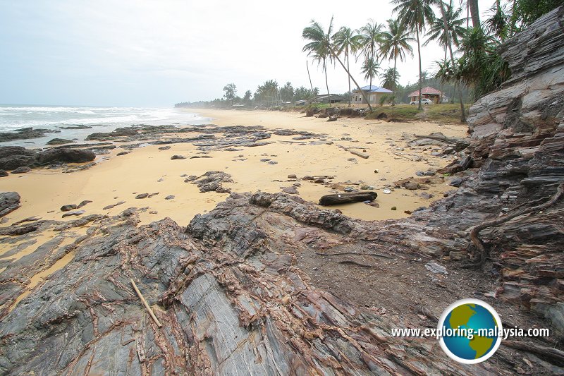 Rock formations at Kampung Kuala Abang