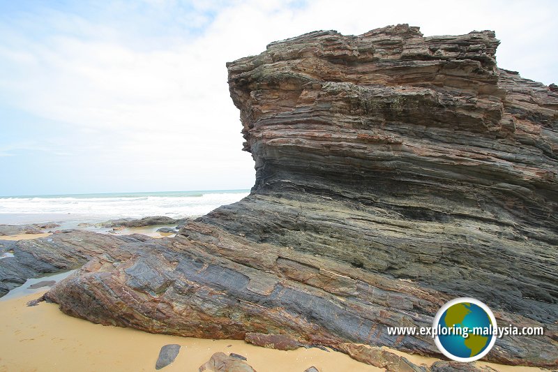 Rock formations at Kampung Kuala Abang