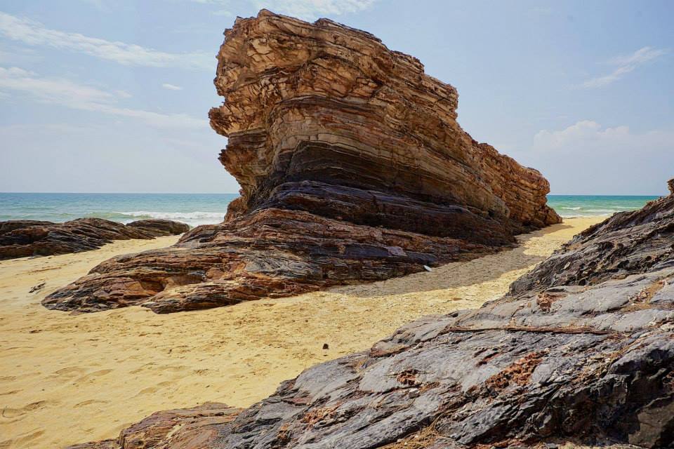 Rock formations at Kampung Kuala Abang