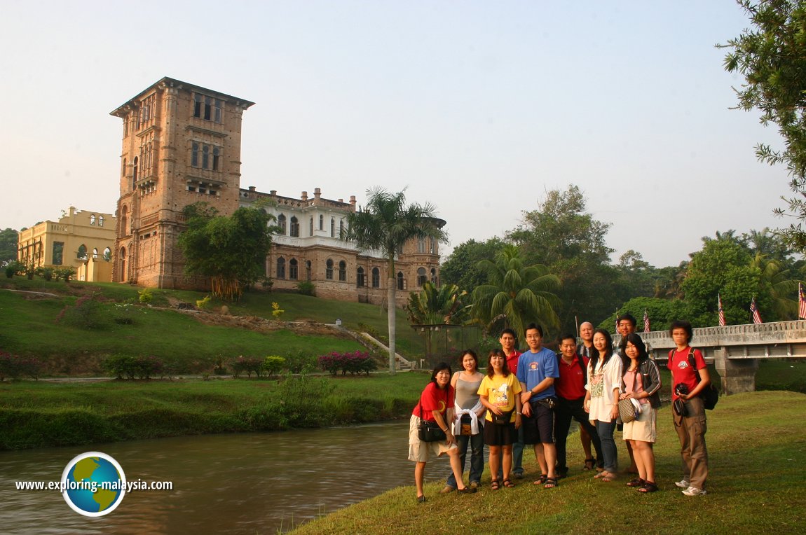 Group of AsiaExplorers members visiting Kellie's Castle