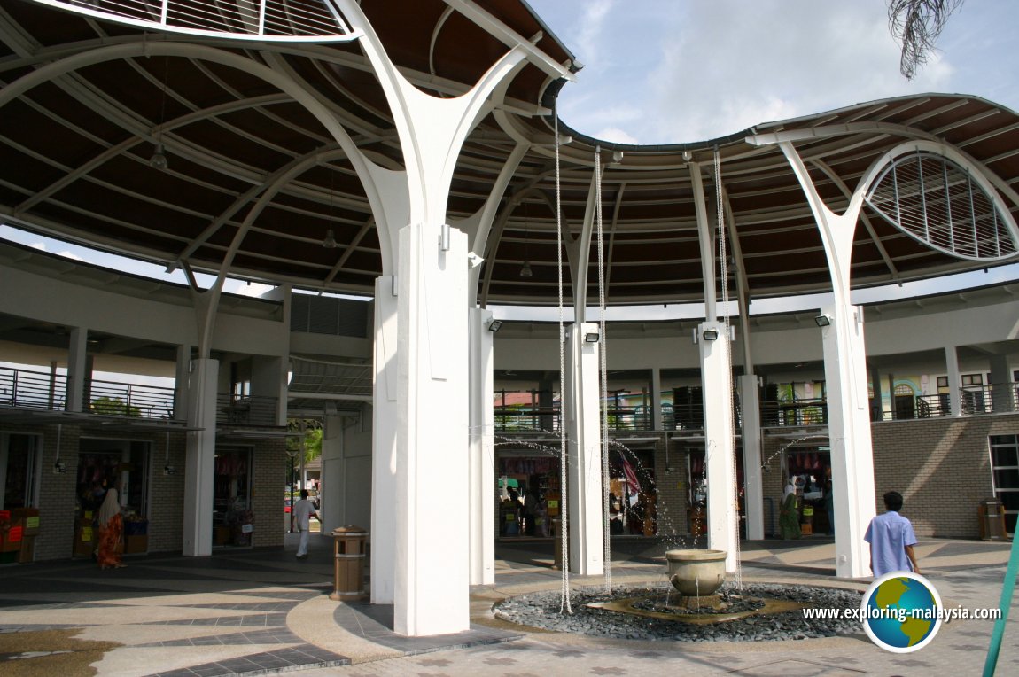 Shopping arcade at Lumut Waterfront Promenade