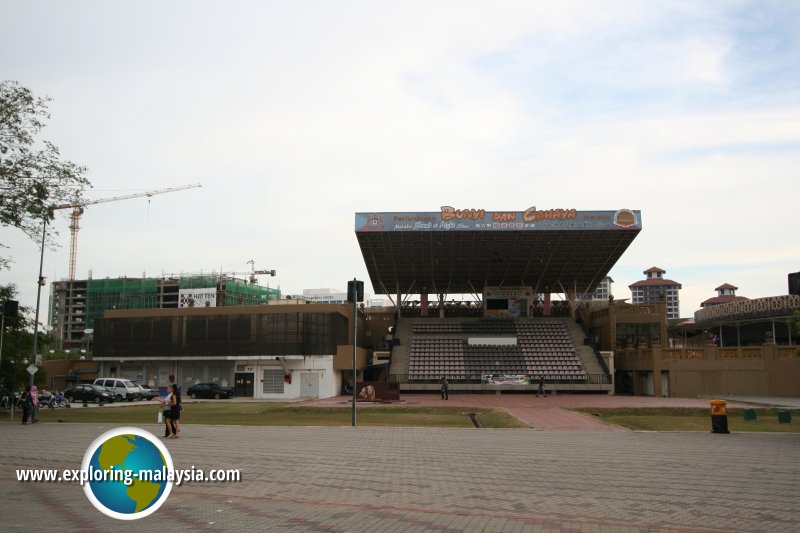 Open-air auditorium of the Melaka Alive