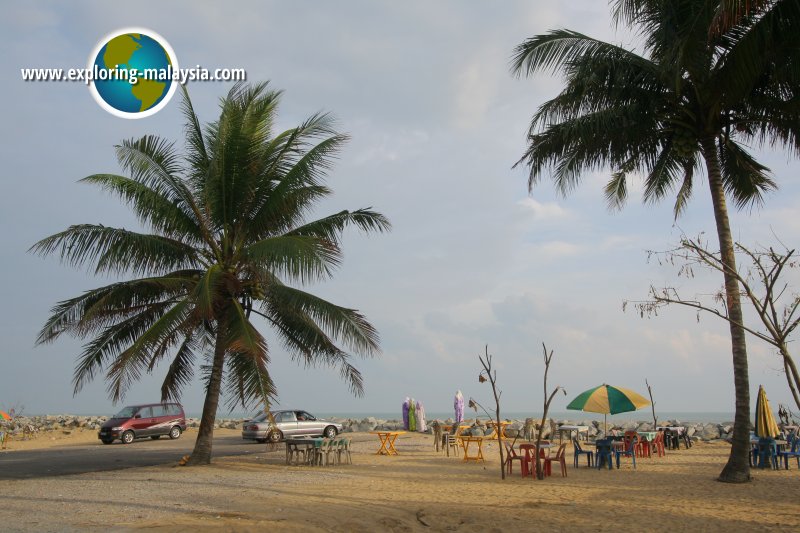 Stall at Pantai Cahaya Bulan