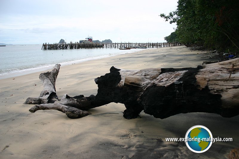 Pantai Pasir Hitam, Langkawi