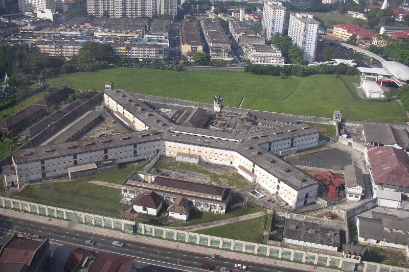 Pudu Prison aerial view