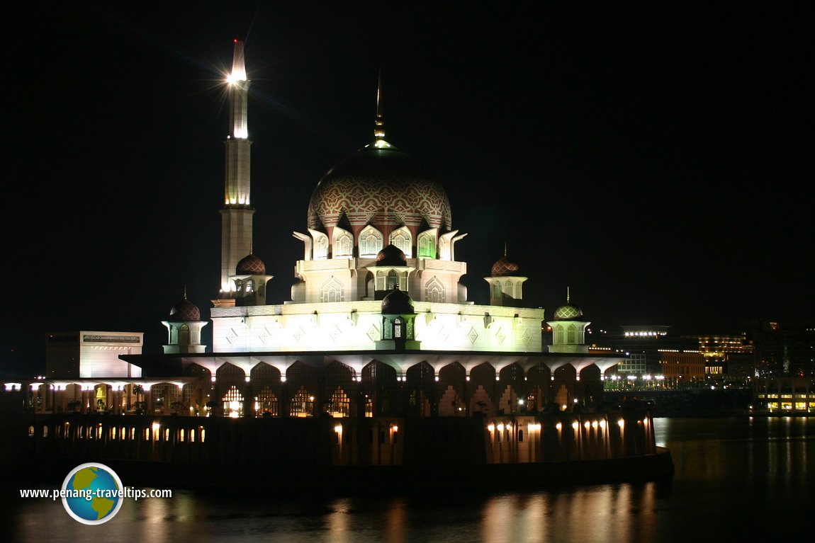 Putra Mosque at night