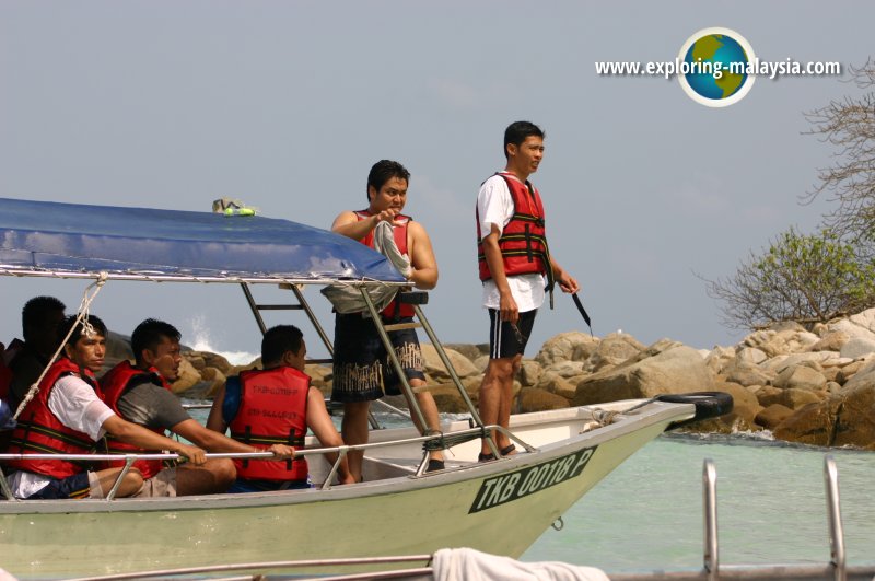 On a snorkelling trip