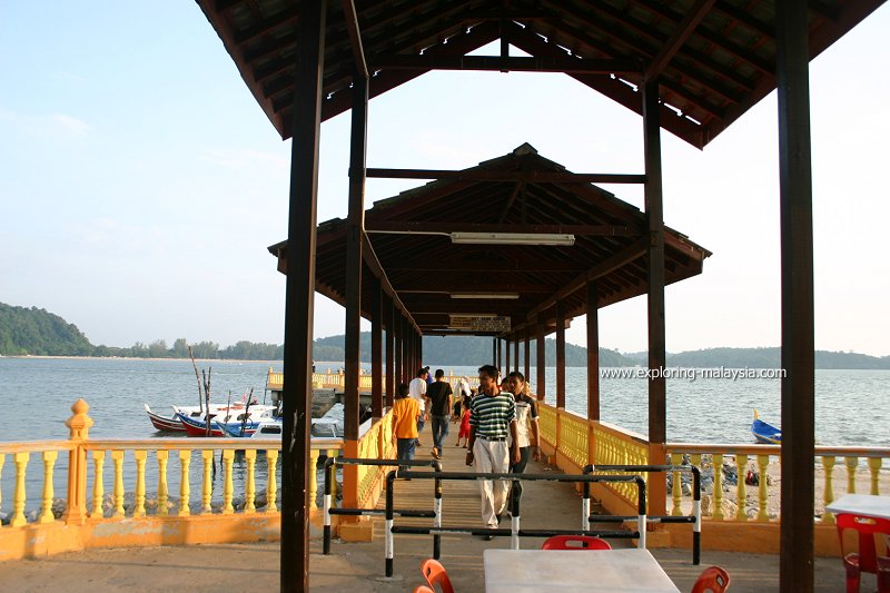 The pier at Tanjung Dawai Jetty