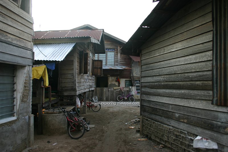 Fishermen's huts, Tanjung Dawai