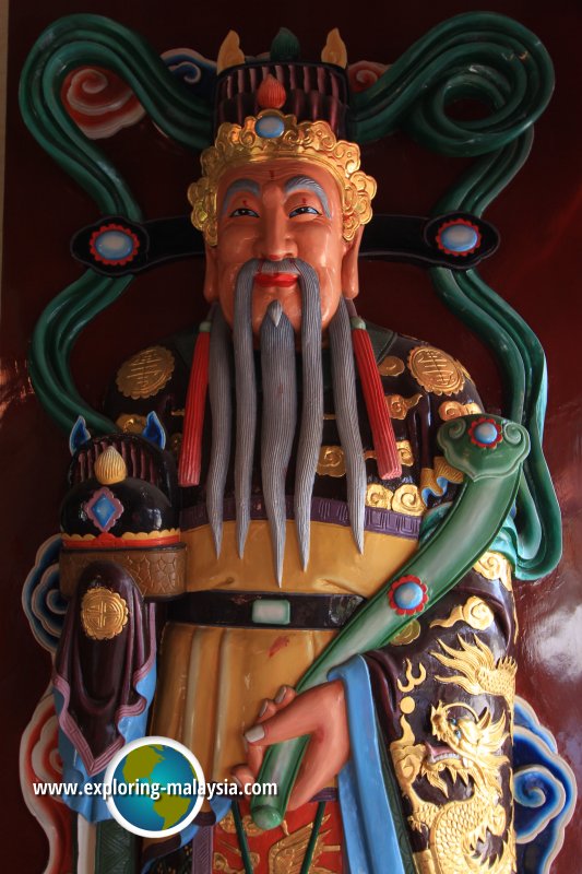 A Door God of the Tanjung Piandang Chinese Temple