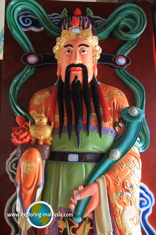 A Door God of the Tanjung Piandang Chinese Temple