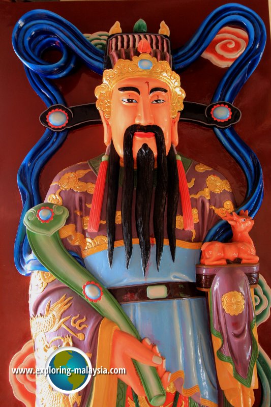 A Door God of the Tanjung Piandang Chinese Temple