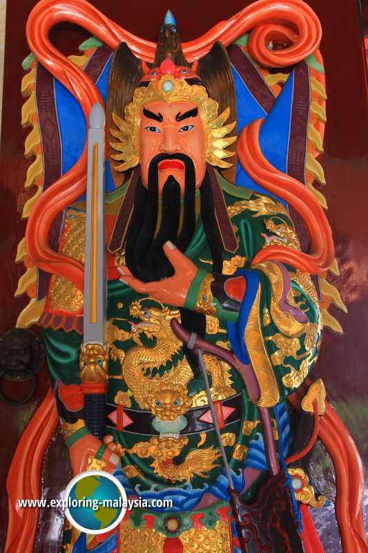 A Door God of the Tanjung Piandang Chinese Temple