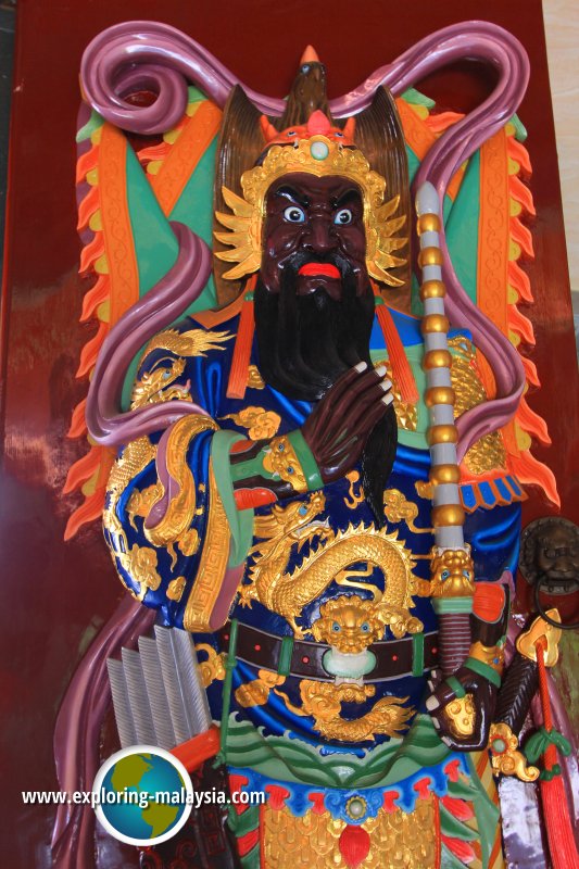 A Door God of the Tanjung Piandang Chinese Temple