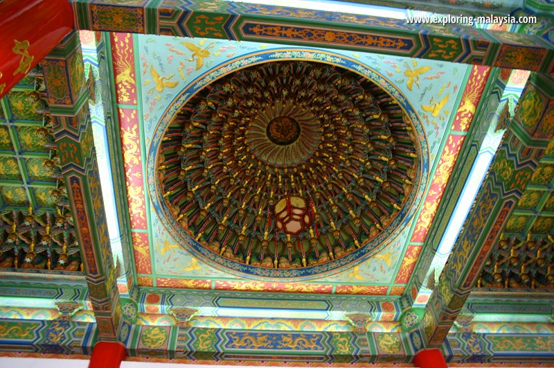 Ceiling design of Thean Hou Temple