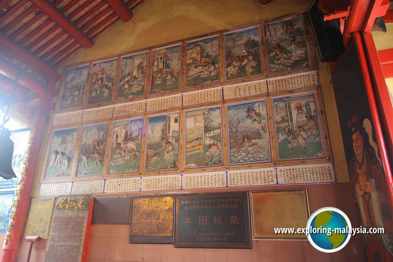 Wall murals of Tin Hin Kong Temple