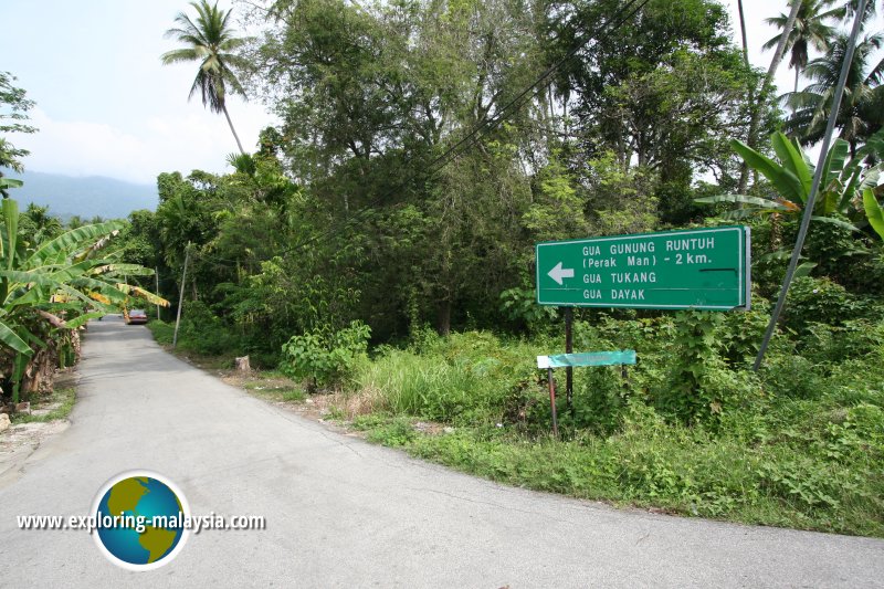 The way to Gua Gunung Runtuh