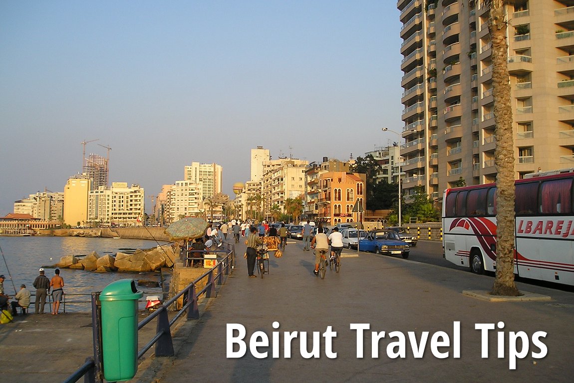 Corniche Promenade in western Beirut