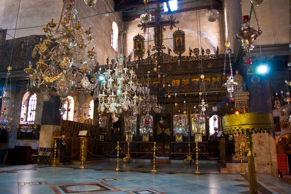 Interior of the Church of the Nativity, Bethlehem