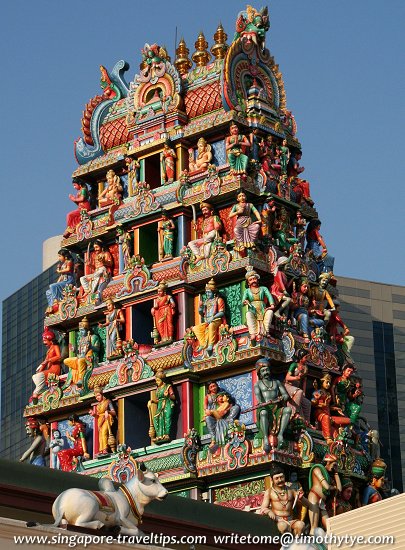 Gopuram of the Sri Mariamman Temple