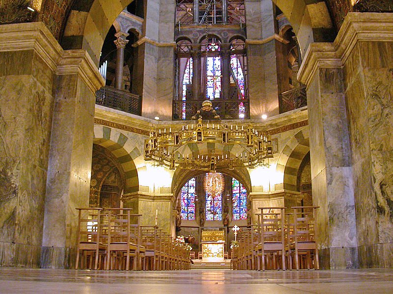 Interior of Aachen Cathedral