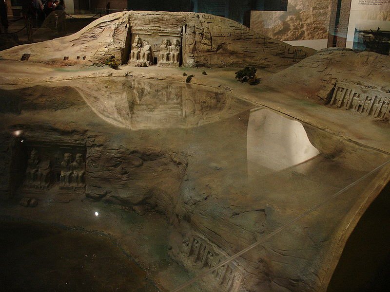 Abu Simbel scale model
