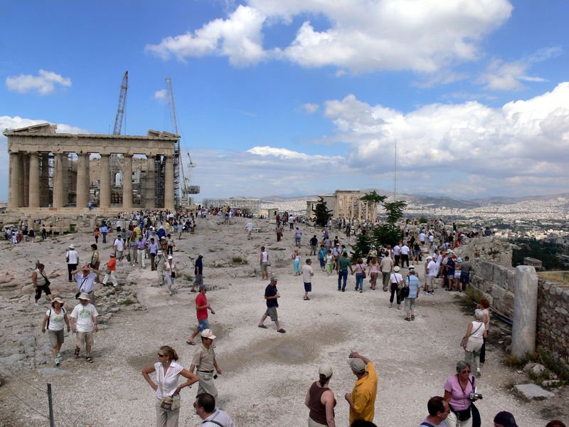 View at the Acropolis, Athens