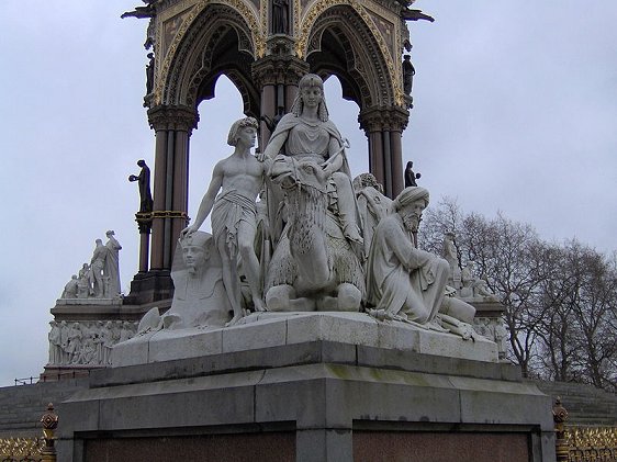 The Africa Group of sculptures at Albert Memorial