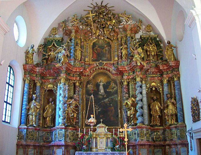 Altar in the Cathedral of Varaždin