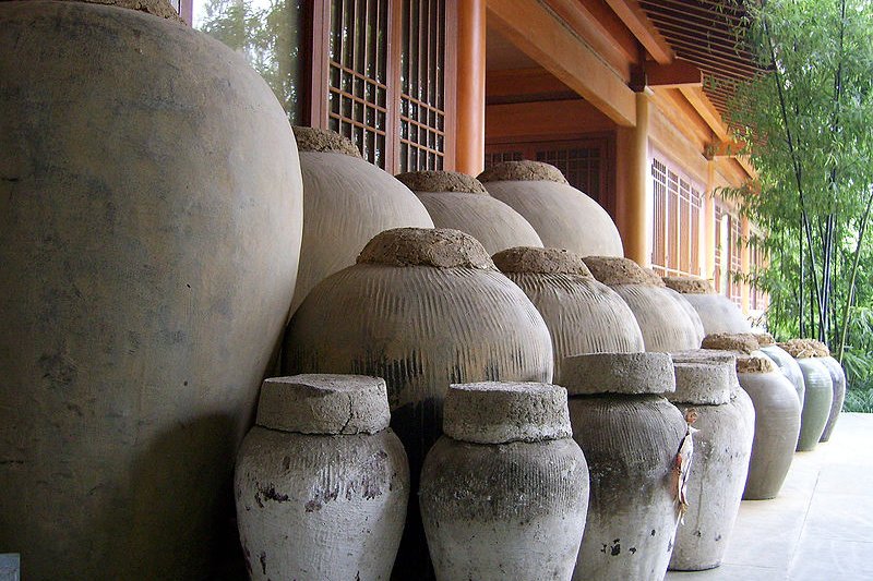 Ancient Chinese storage jars