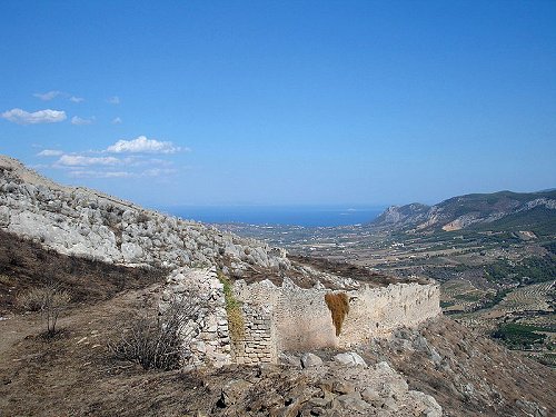 Acrocorinth, the acropolis of Ancient Corinth