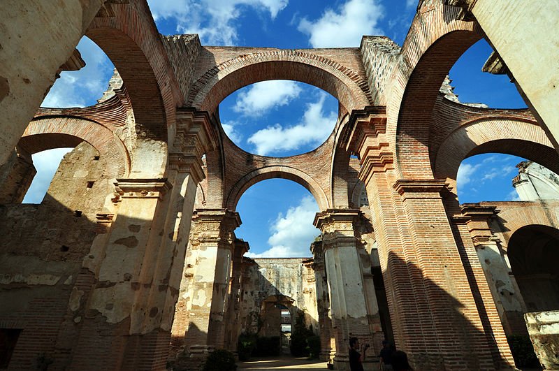 Ruins of a church in Antigua Guatemala