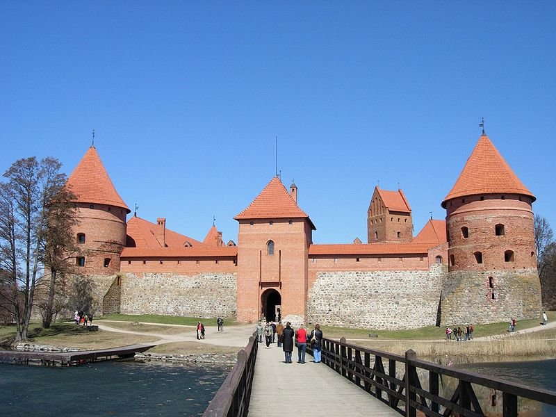 Approaching Trakai Island Castle