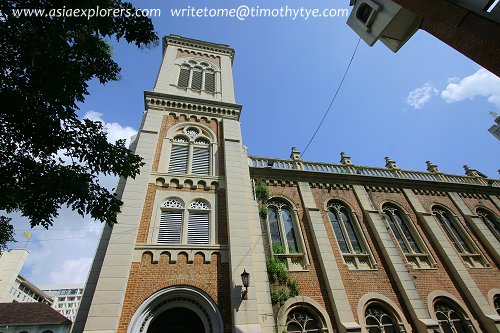 Side view of the Assumption Cathedral, Bangkok