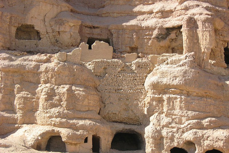 Caves and tunnels at Bamiyan