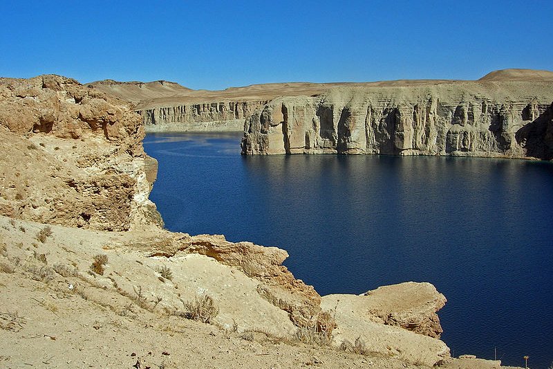 Band-e Amir from above