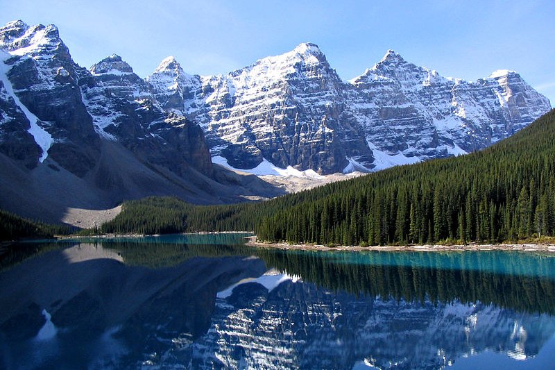 Ten Peaks and Moraine Lake, Banff National Park