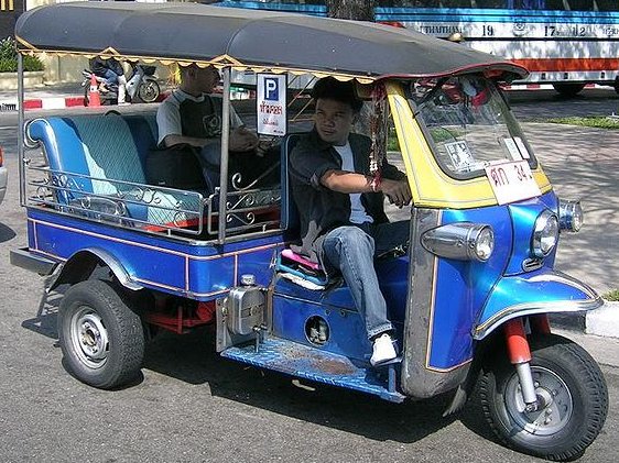 A Bangkok tuk tuk