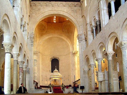 Inside Bari Cathedral