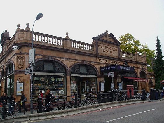 Barons Court Tube Station