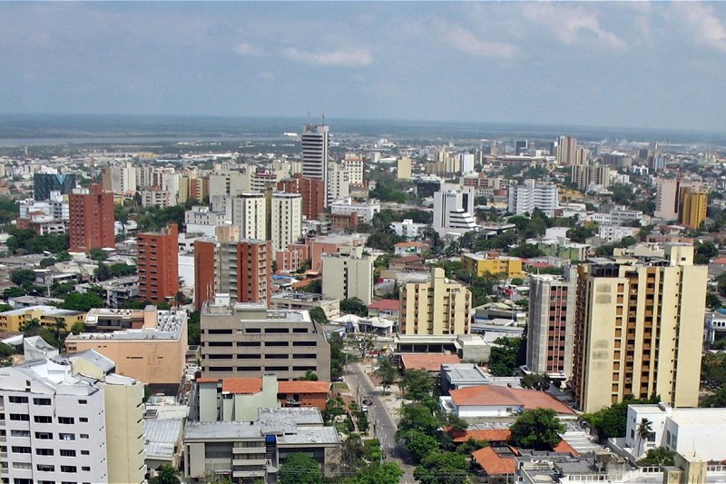 Barranquilla aerial view