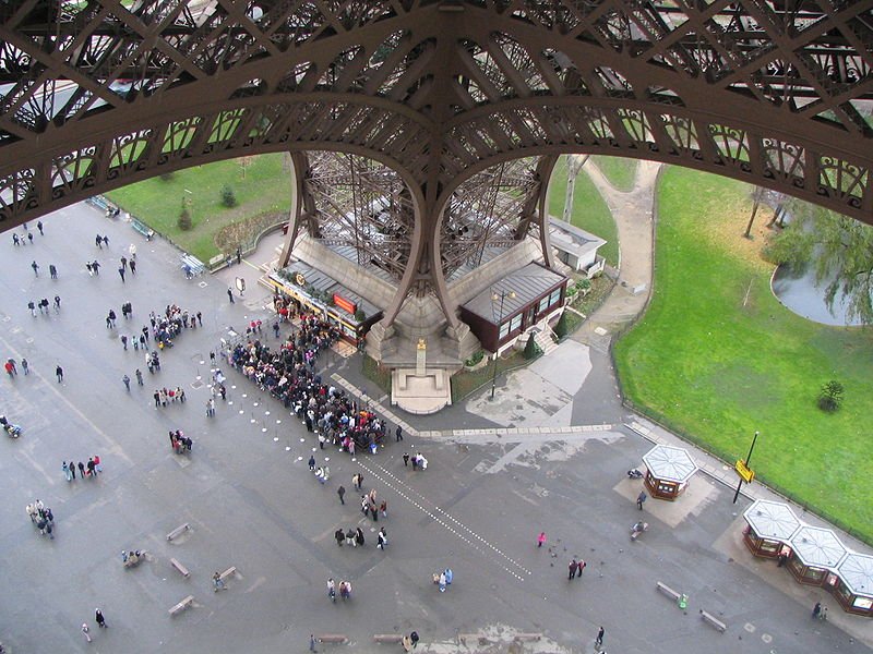 Base of Eiffel Tower