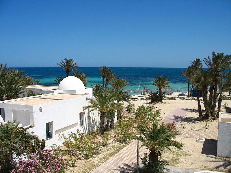 Beach at Djerba, Tunisia