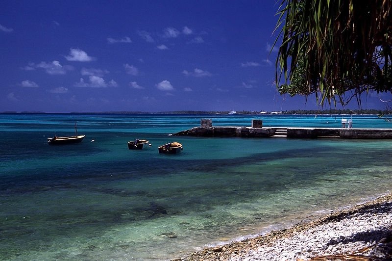 Sea off Funafuti, Tuvalu